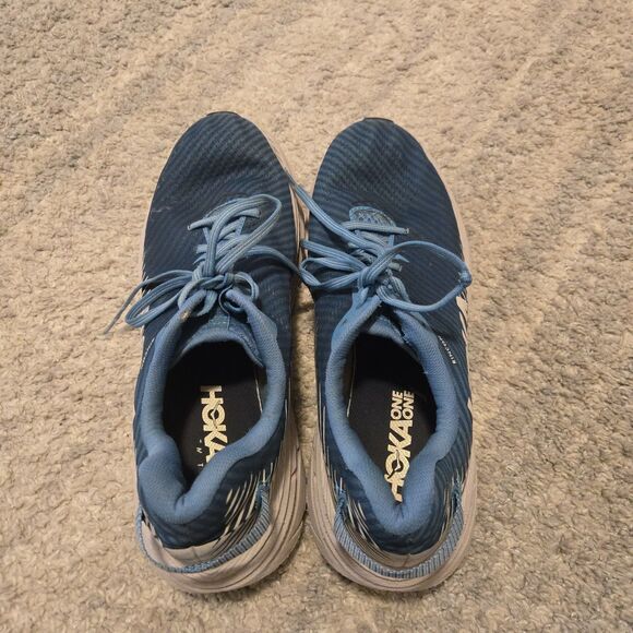 Hoka One One Rincon 2 Men’s Blue Moon/White Running Shoes 1110514 BMWH – Size 12 - Picture 4 of 11